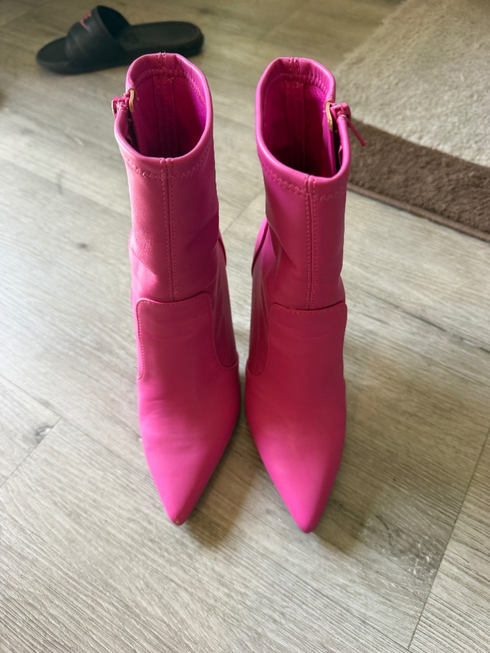 Hot Pink Steve Madden Booties